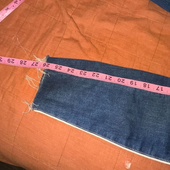 Paige paige verdugo pipink raw hem Womens Size 28 With Side Stripes - Picture 4 of 10